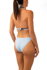 BIKINI TRIANGOLO DONNA  CELESTE CR20MB CR05MB CELESTECIOCCOLATO FISICO